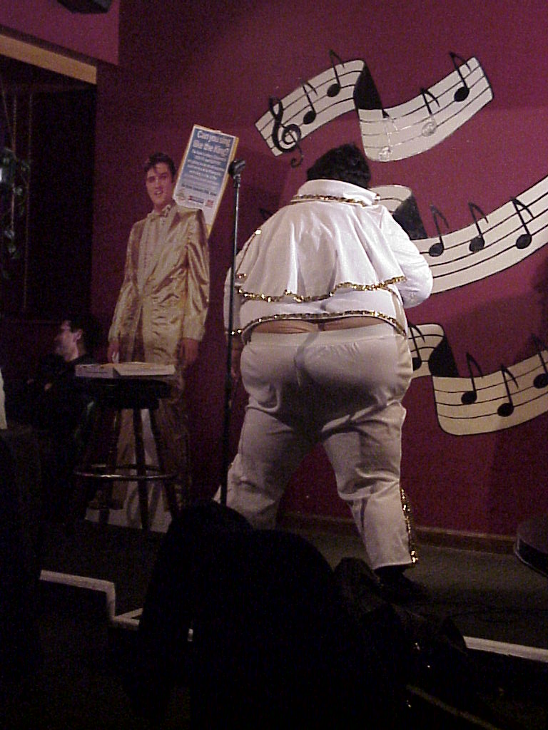 FAT ELVIS' BETTER SIDE!!!